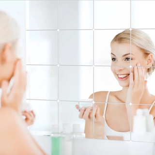 Unique and convenient bathroom wall mirror just for decoration