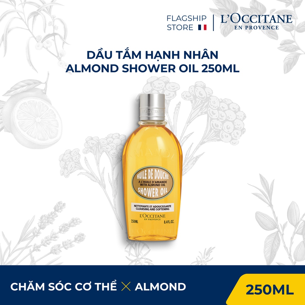 Dầu tắm hạnh nhân L'Occitane Almond Shower Oil 250ml | BigBuy360 - bigbuy360.vn