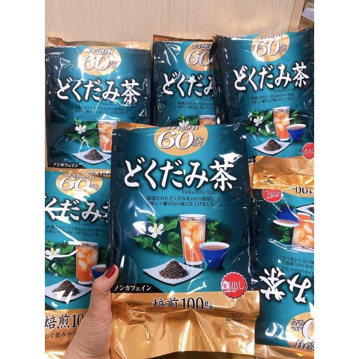 Trà Orihio Diếp Cá 60 Gói Túi Lọc Nhật Bản