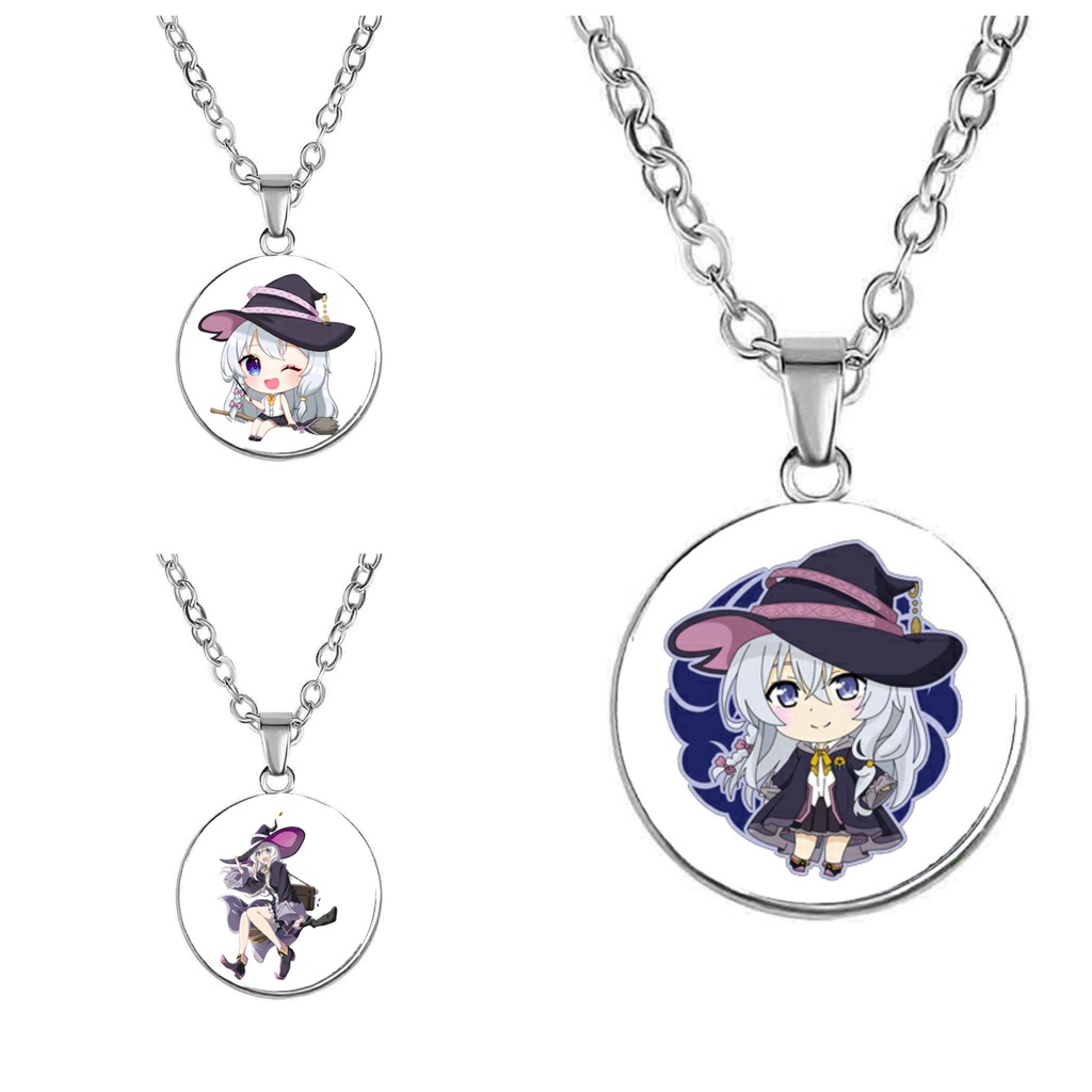 Vòng cổ in hình nhân vật HÀNH TRÌNH CỦA ELENA  anime chibi xinh xắn quà tặng độc đáo