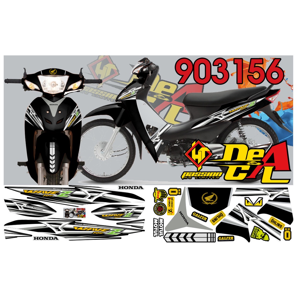 Tem Rời Wave 50cc,100cc Z V1  - Ảnh Thật