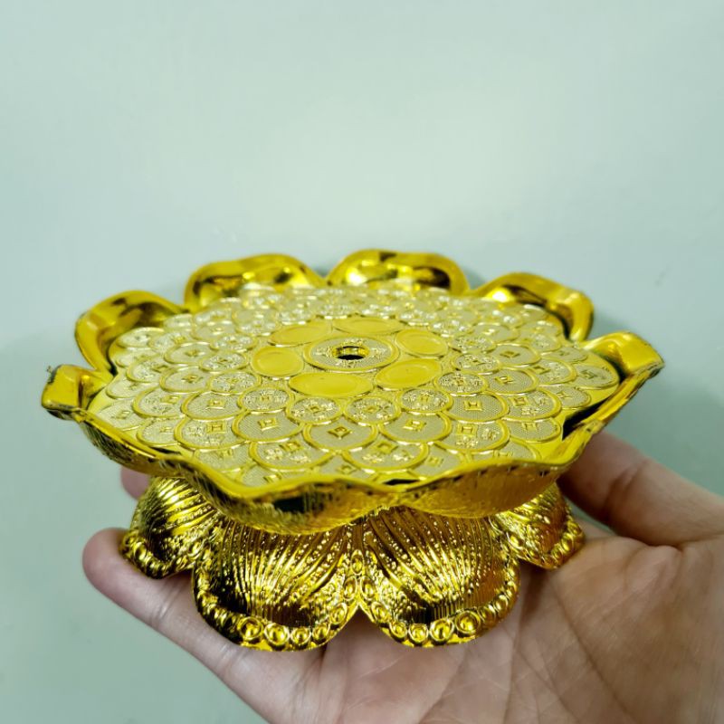 Đế tỏi hình tháp sen  size 12cm làm bông tỏi thân tài chưng tết