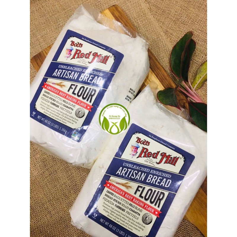 BỘT MÌ ARTISAN BREAD FLOUR BOB’S RED MILL 1,36KG