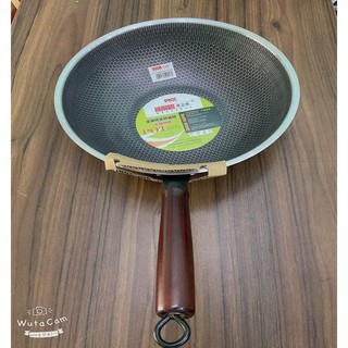 CHẢO CHỐNG DÍNH CHẢO VÂN TỔ ONG SÂU LÒNG SIZE 32 CM HÀNG CAO CẤP HH138