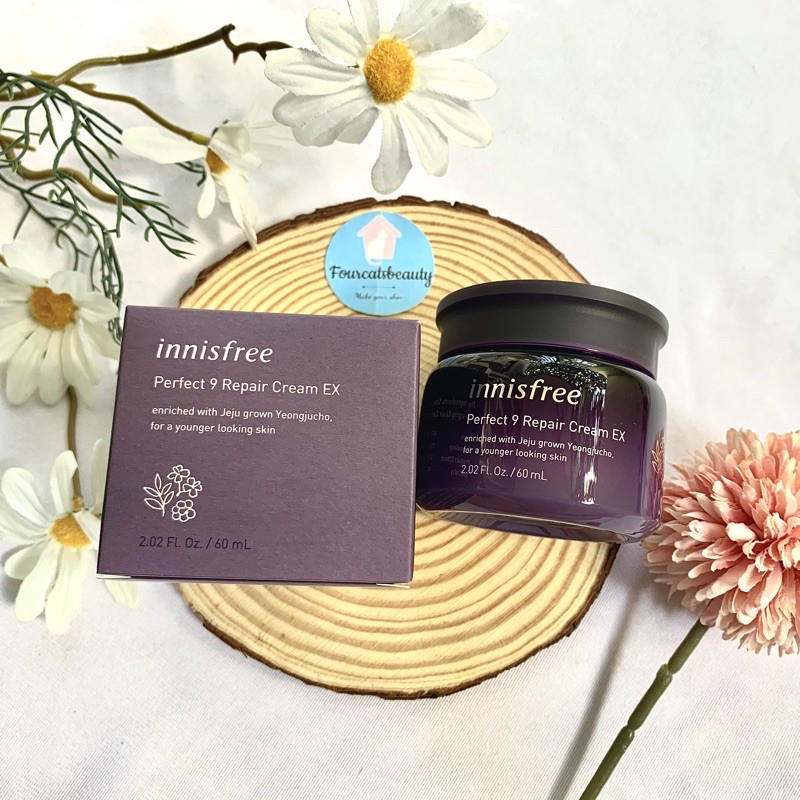 Kem Dưỡng Chống Lão Hóa Da Cao Cấp 9 Công Dụng Innisfree Perfect 9 Repair Cream 60ml