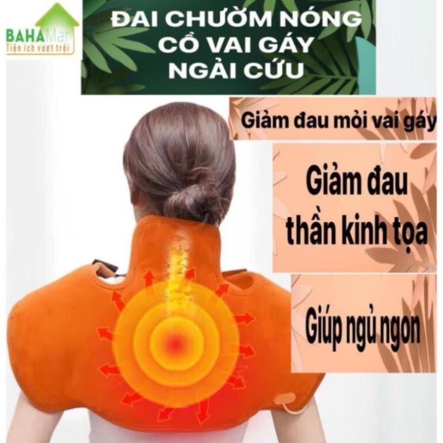 ĐAI CHƯỜM NÓNG NGẢI CỨU GIÚP GIẢM ĐAU CỔ – VAI – GÁY/ GIẢI PHÁP CHO CƠN ÁC MỘNG ĐAU MỎI CỔ VAI GÁY- BẢO HÀNH CHÍNH HÃNG