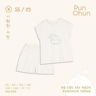[BABY CHUMCHUM] Bộ Cộc Sát Nách PUNCHUN SS23D2