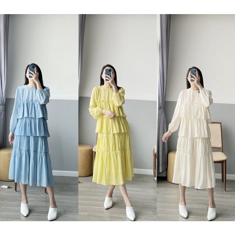 set áo váy tầng