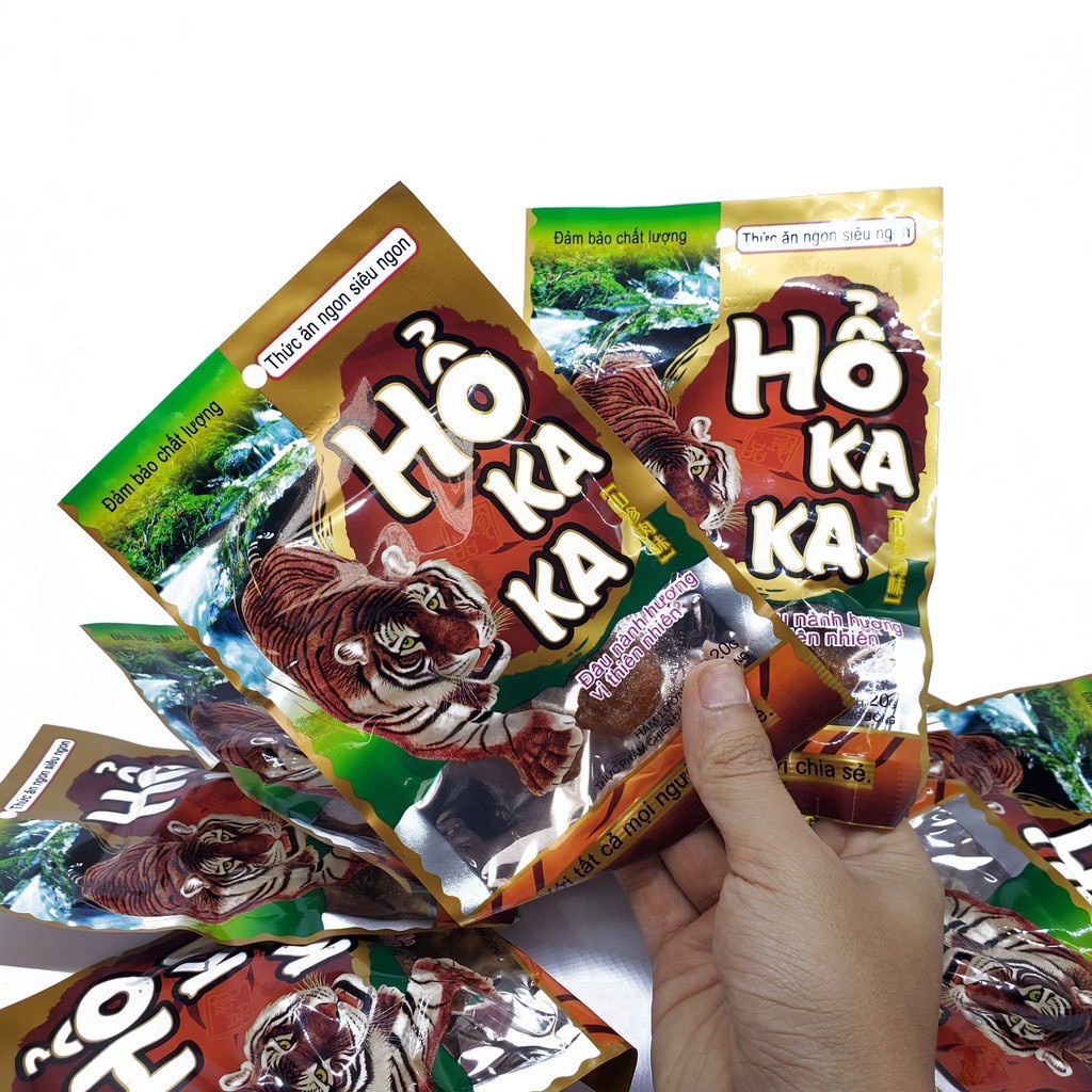 Hổ Ka Ka Đậu ( Được kết hợp từ bột đậu tương và gia vị) Siêu ngon