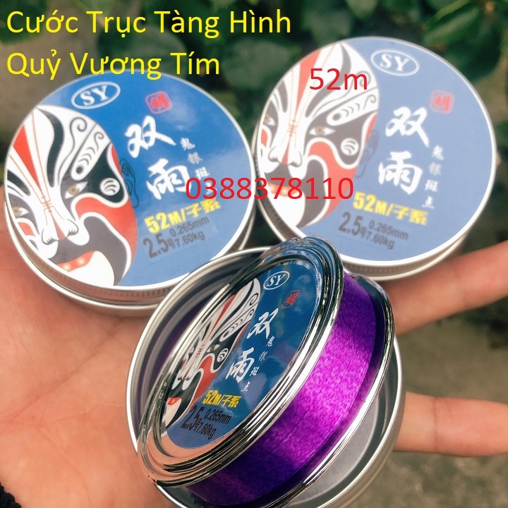 Dây Cước Trục Tàng Hình Quỷ Vương Tím 52m