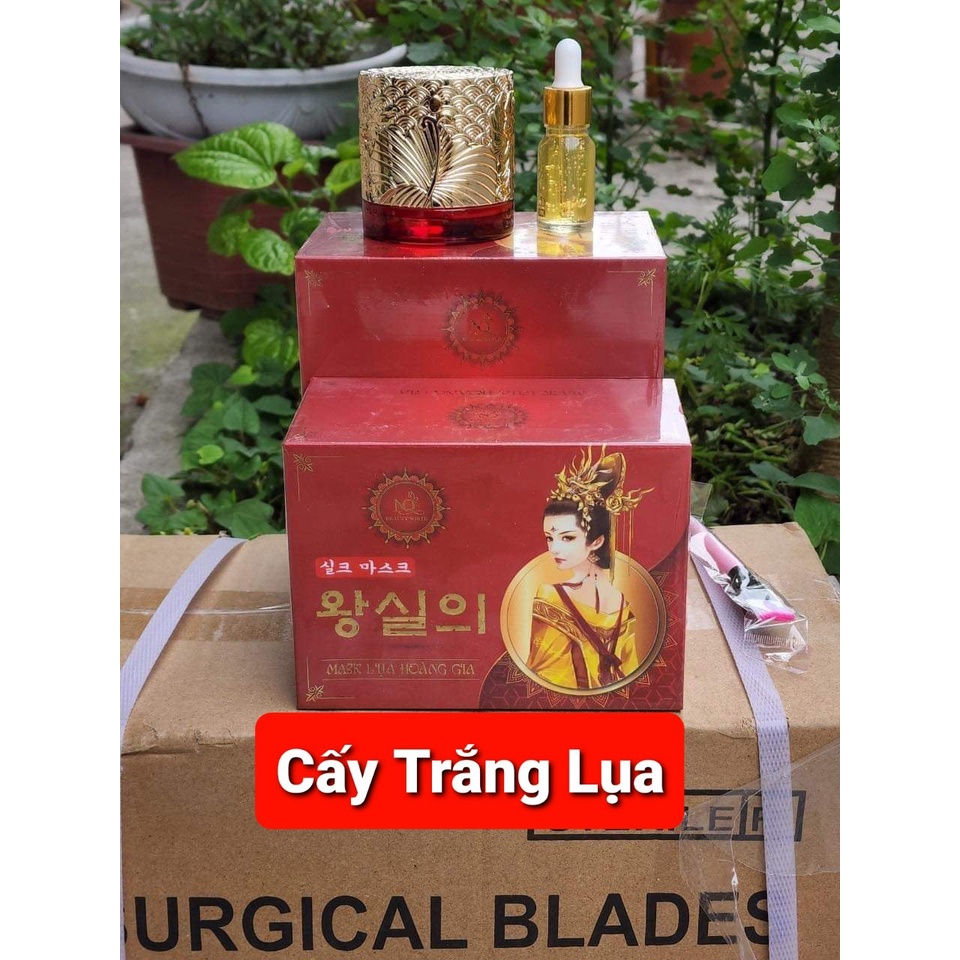 Cấy Lụa - Bộ Cấy Trắng Lụa Hoàng Gia Cho Spa