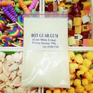 Bột GUARGUM làm slime lỏng