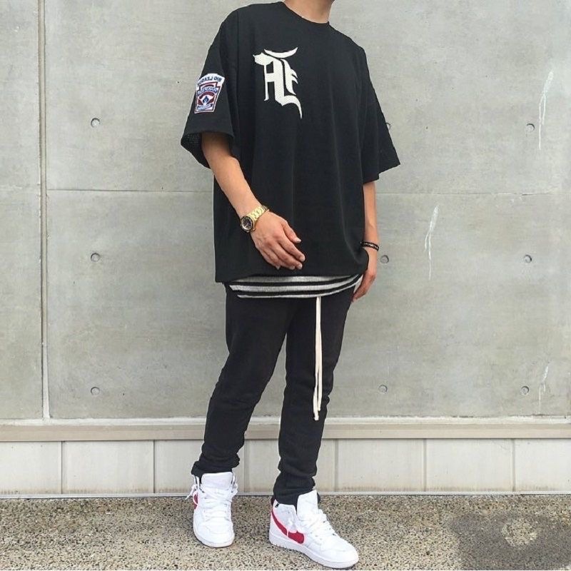 Áo phông lưới Fear Of God áo thun cotton cao cấp thoáng mát