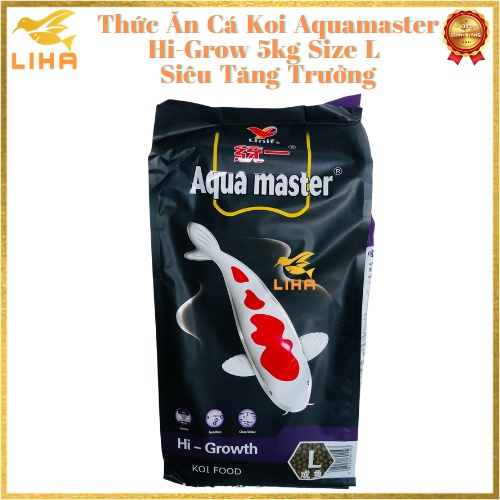 Cám AquaMaster Growth, Hi Growth, Color - Thức Ăn Cá Koi 1kg