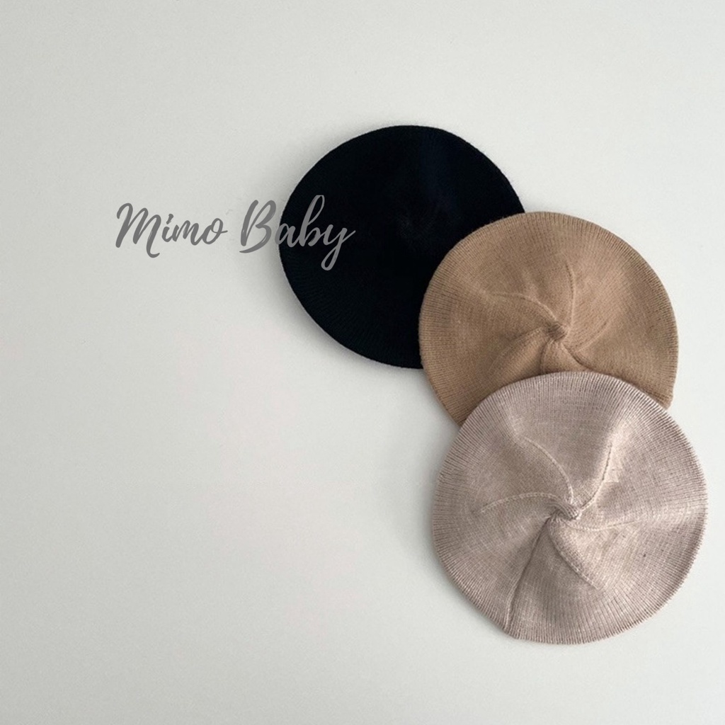 Mũ nồi len basic Style hàn quốc đáng yêu cho bé (6m-3y) Mimo baby MN79