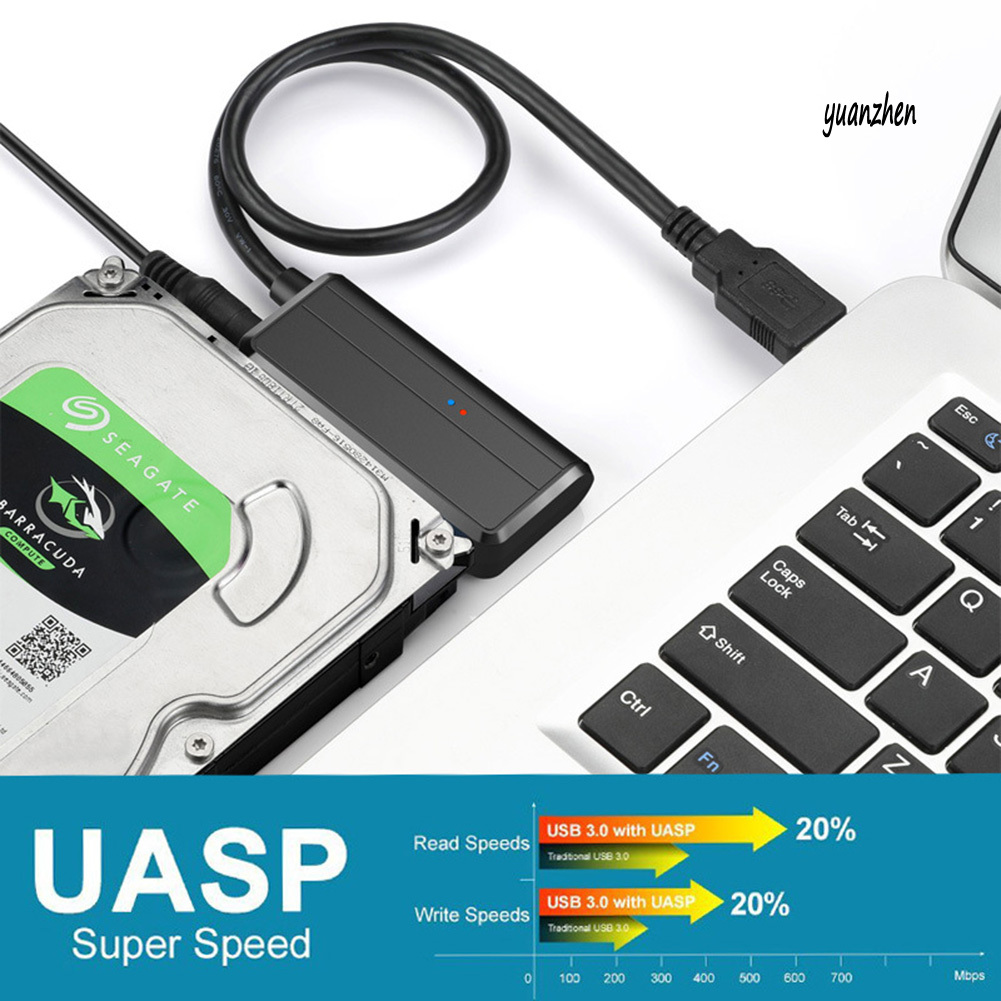 Dây Cáp Chuyển Đổi Đầu Usb 3.0 Sang 2.5 / 3.5inch Sata Ssd Cho Máy Tính | BigBuy360 - bigbuy360.vn