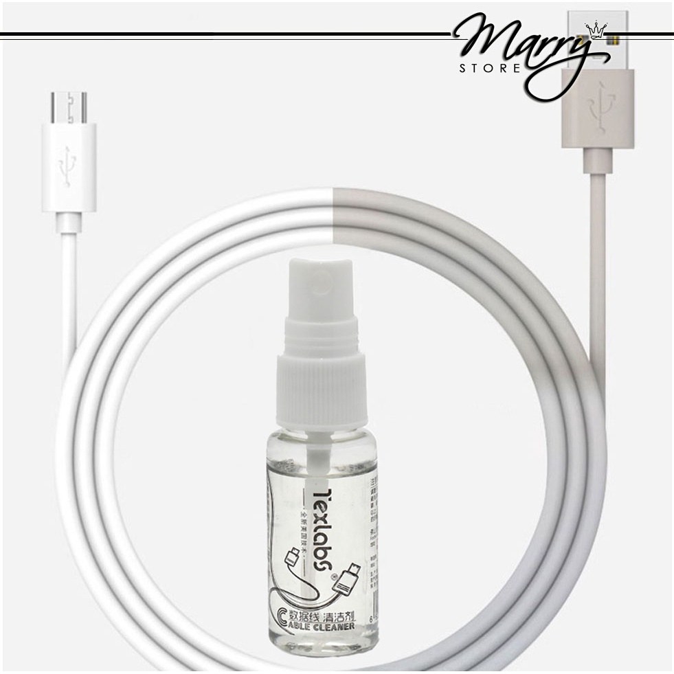 Dung Dịch Tẩy Vết Ố Vàng Trên Cáp Sạc, Tai Nghe, Ốp Điện Thoại Cao Cấp Texlabs 20ml MARRYSTORE