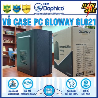 Vỏ case Gloway GL021 – Hàng Chính Hãng – Bảo hành 1 năm – Dùng cho PC hỗ trợ Micro-ATX