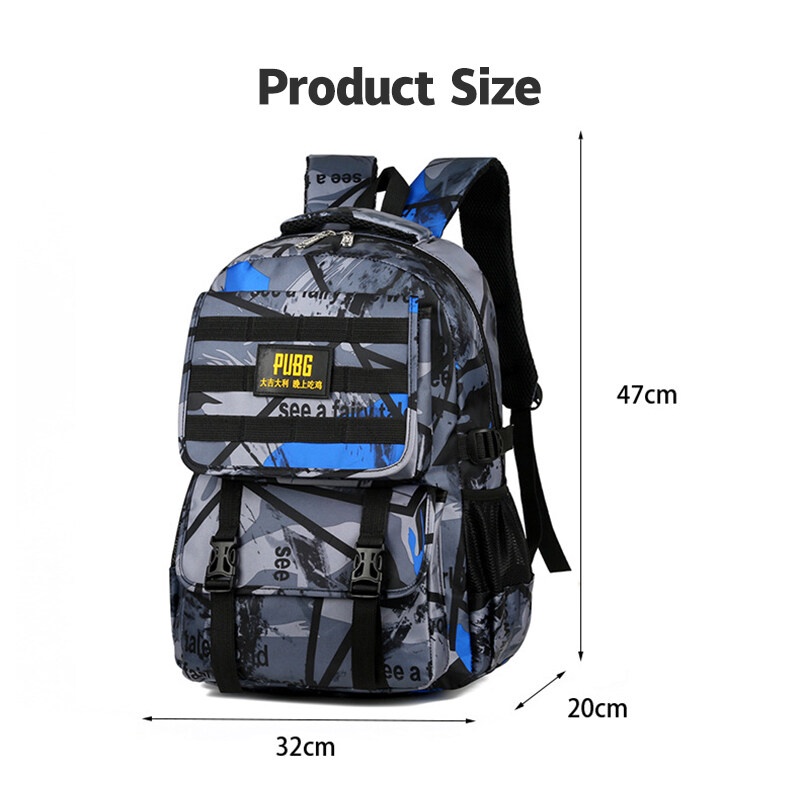 Balo YAZHOULONG dáng dài họa tiết rằn ri thời trang dành cho học sinh