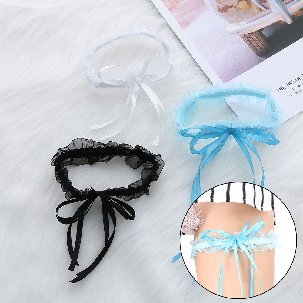  Dây Đai Đeo Chân Co Giãn Phối Ren Hoa Đính Nơ Nhiều Màu Quyến Rũ Cho Nữ | BigBuy360 - bigbuy360.vn