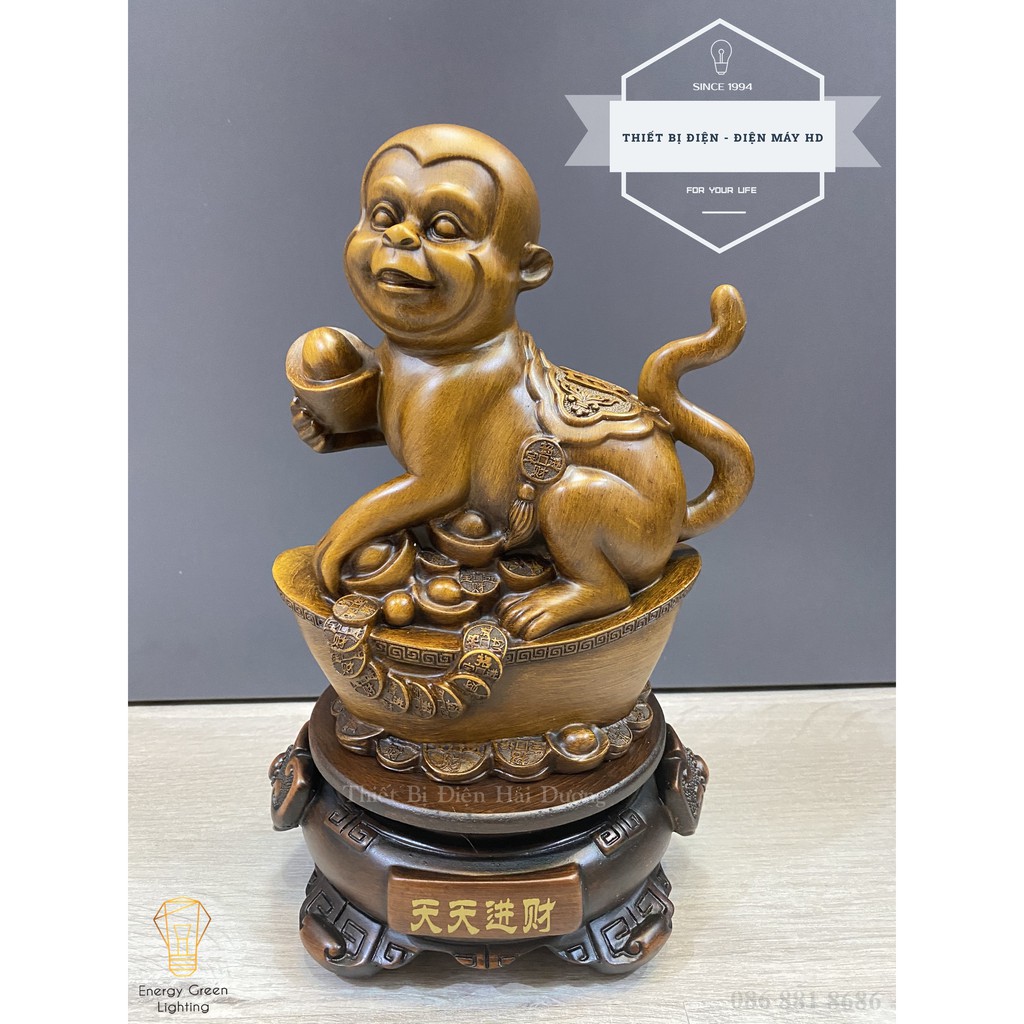 Tượng Con Khỉ  - Biểu Tượng Cho Sự Thông Minh, Lanh Lợi Và Tài Trí - Thuận Lợi Cho Con Đường Học Vấn Và Sự Nghiệp