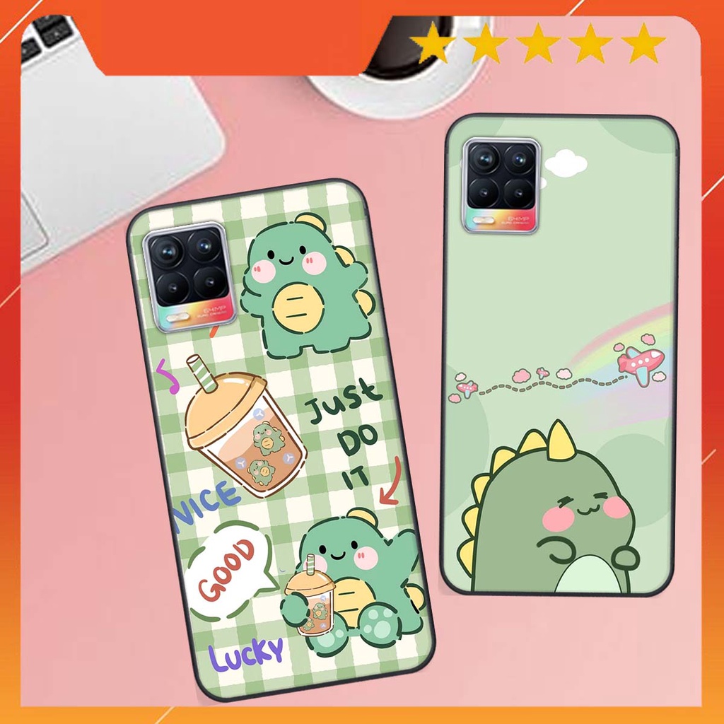 Ốp lưng Oppo REALME 8 in hình khủng long , gấu nâu xinh xắn, siêu cute  mà còn vô cùng RẺ -ĐẸP