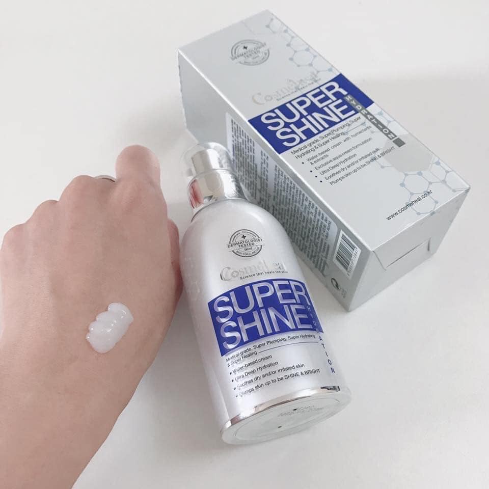 Kem cấp nước căng bóng da Cosmeheal Super Shine Hydration, kem dưỡng giúp hồi sinh những làn da yếu, da lão hóa 50ml