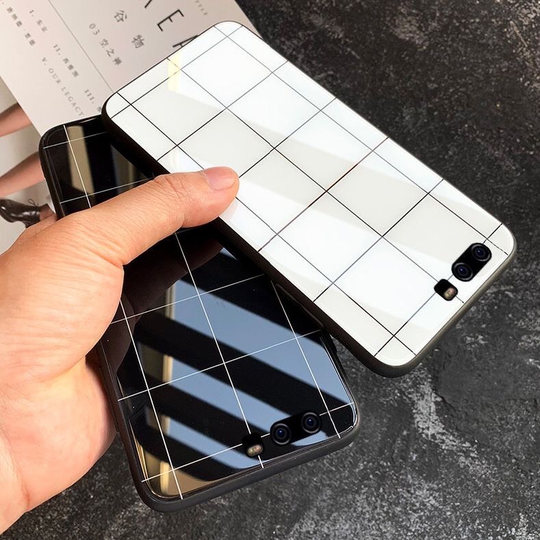 Ốp iphone kính kẻ caro cho iphone 6 s plus 7 8 plus Xr X s max 11 11 pro max 12 mini 12 pro max Se2