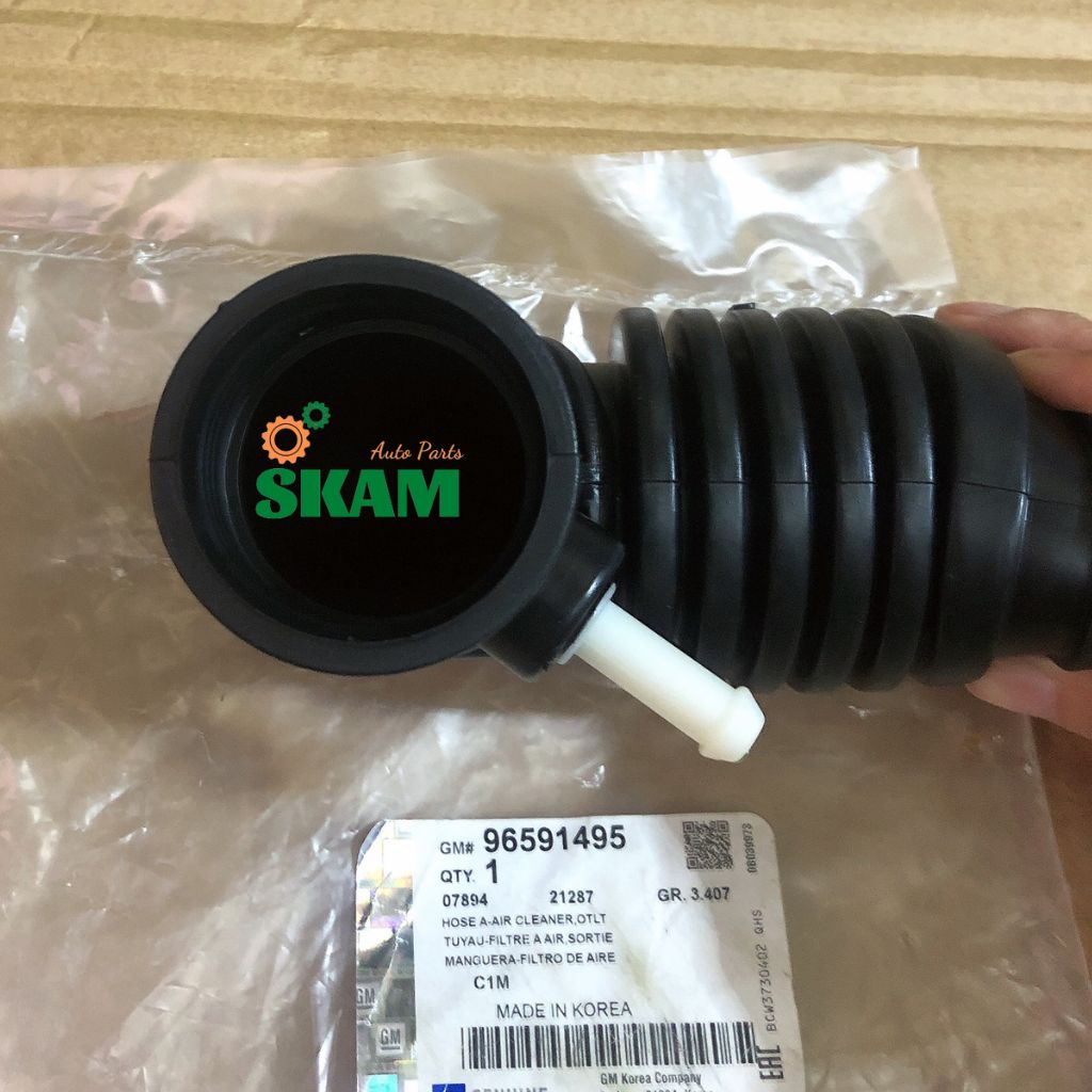 Cao su cổ hút Matiz 3, Spark 09, M200, ống hút gió - Skam Autoparts, 96591495