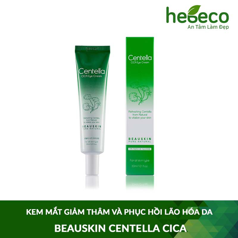 Kem mắt giảm thâm và phục hồi da Beauskin Centella Cica 30ml - Hàn Quốc Chính Hãng