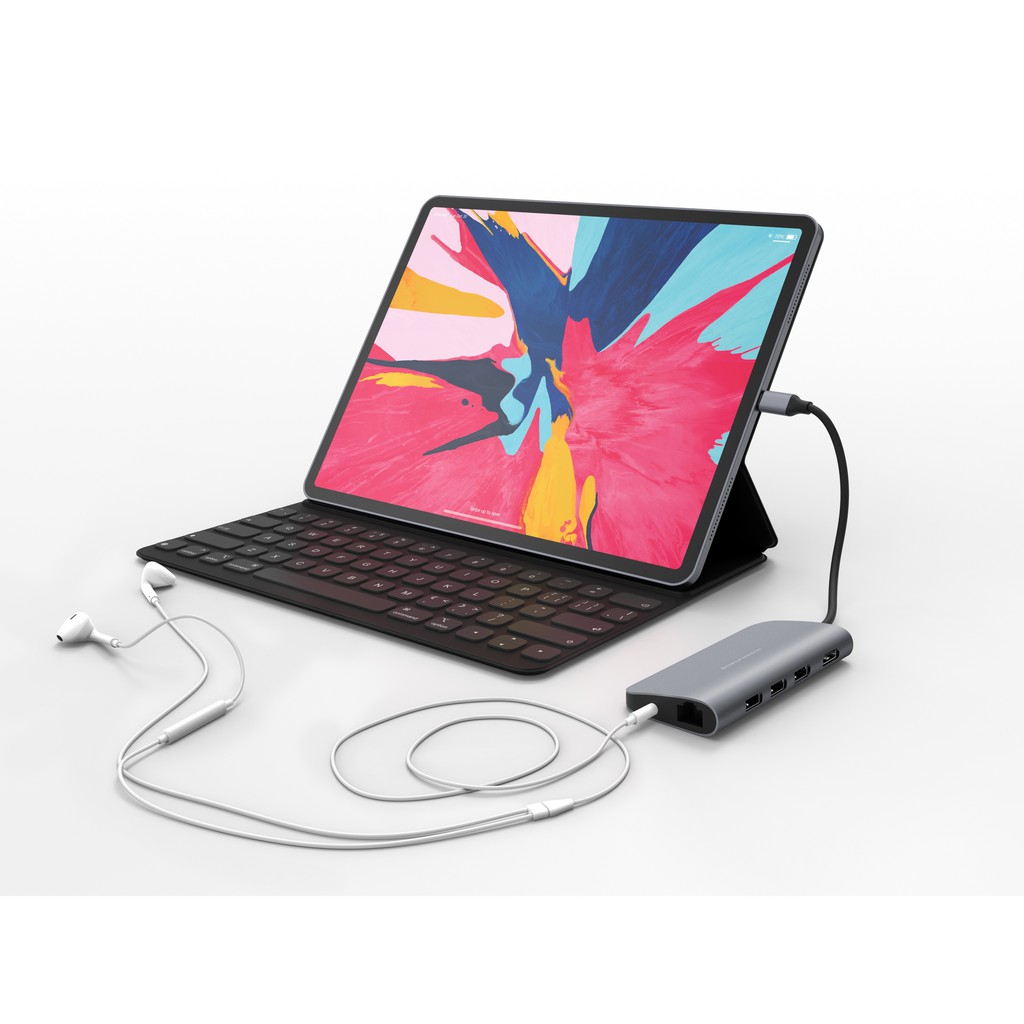 Cổng chuyển HyperDrive Power 9in1 Usb C for Macbook,Ipad, Ultrabook &amp; UsbC Devices