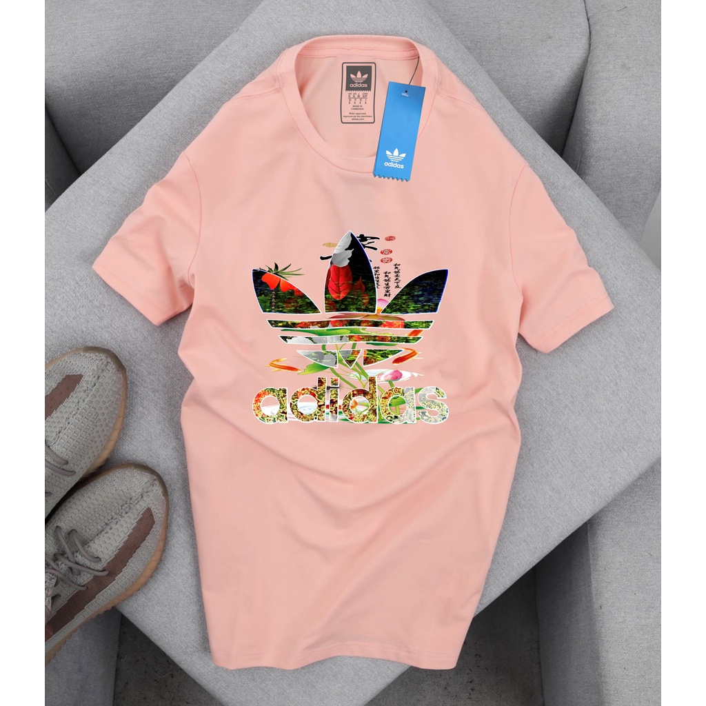 Sale 50% áo thun adidas màu hồng xuất dư hàng vnxk full size 43kg - 95kg
