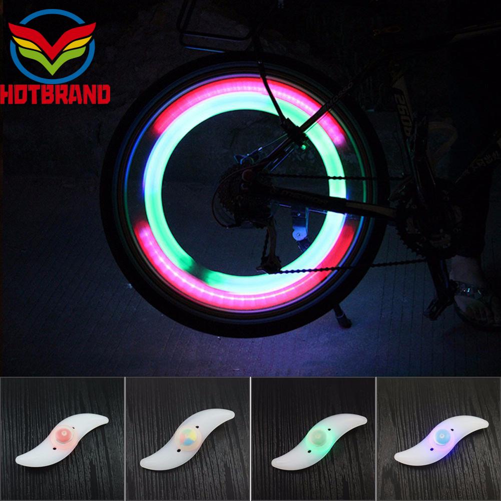 Đèn LED Hình Lá Liễu Gắn Căm Xe Đạp Chống Nước Độc Đáo