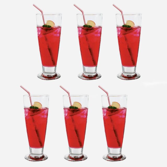 Bộ 6 ly sinh tố thủy tinh ocean 395 ml