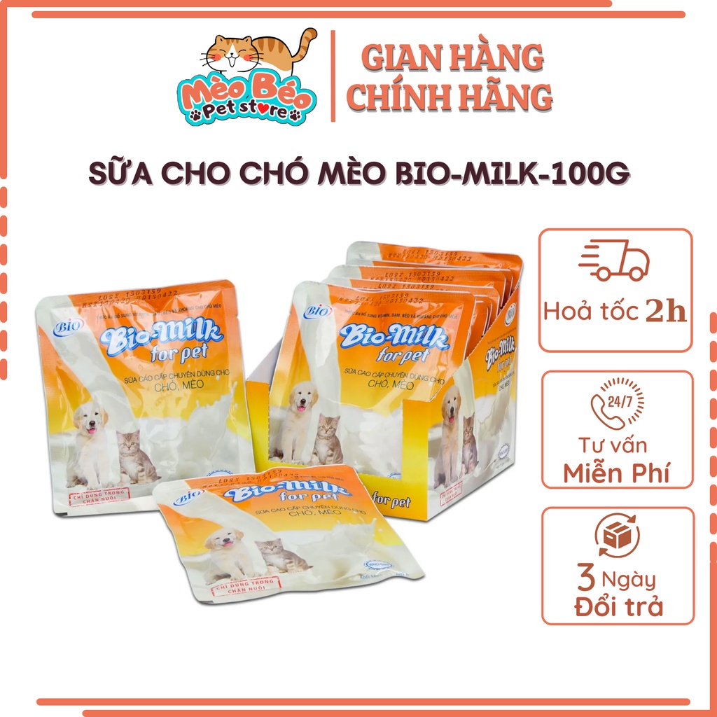 Sữa cho chó mèo Bio Milk for pet