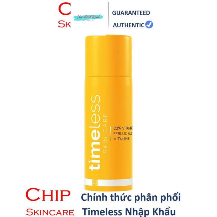 [Mã giảm giá mỹ phẩm chính hãng] [Date Mới Nhất][Mẫu Mới] Giảm Thâm Sáng Da Timeless Vitamin C+E+Ferulic