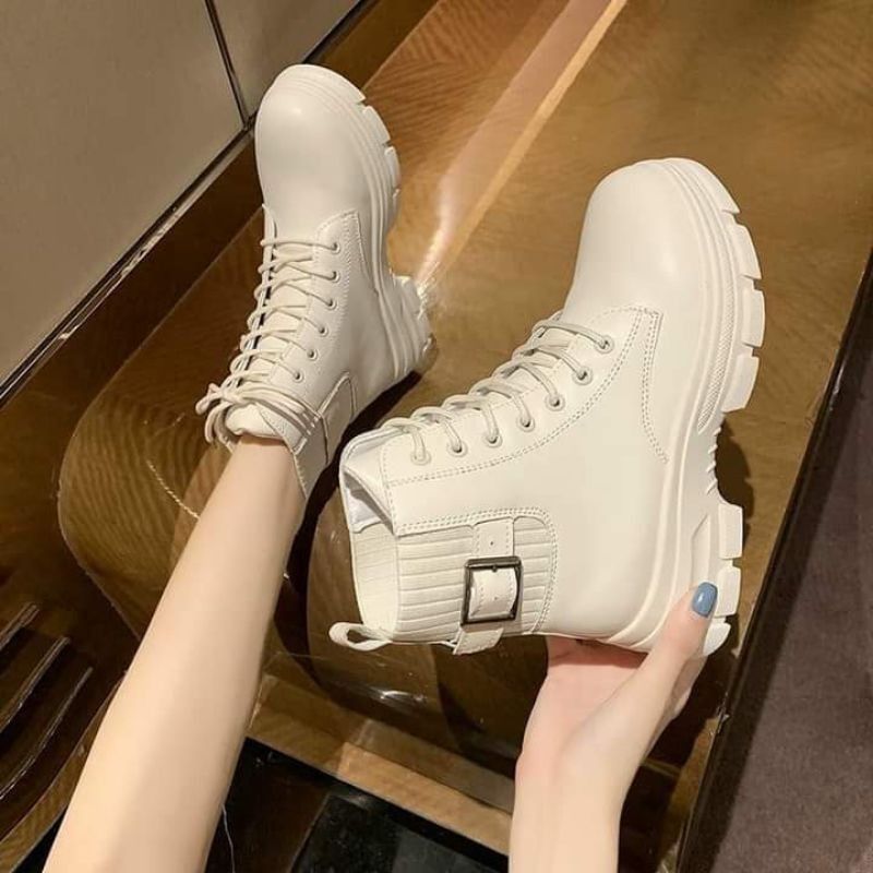 Bốt cổ cao ❤freeship❤ boot da mềm full hộp hàng nhập Quảng châu