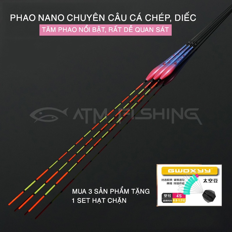 Phao Câu Đài ATM-W Chất Liệu Nano Cao Cấp Dễ Dàng Quan Sát Khi Có Cá