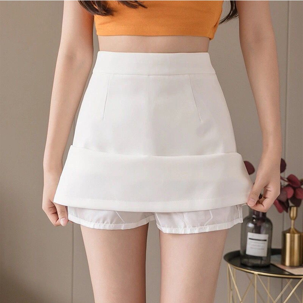 Chân váy chữ a lưng cao ngắn công sở ulzzang bigsize VAVASA CV03