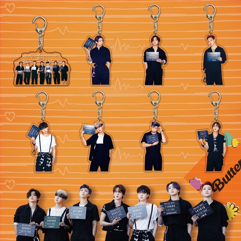 Móc khóa ZHAN QI TOYS hình thành viên nhóm nhạc BTS mini dễ thương