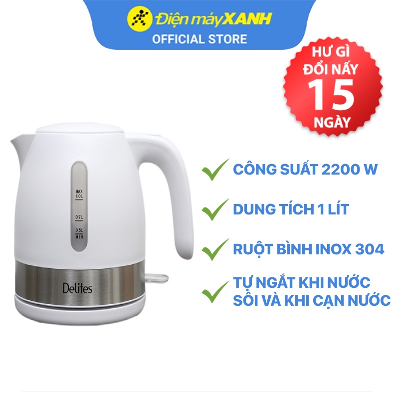 [Mã ELHADEV giảm 4% đơn 300K] Bình siêu tốc Delites 1 lít ST10P01