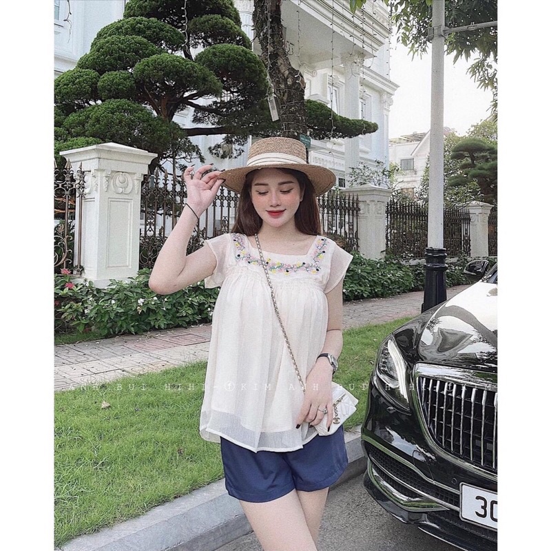 Bigsize 55-95kg sét bộ tơ thêu + quần