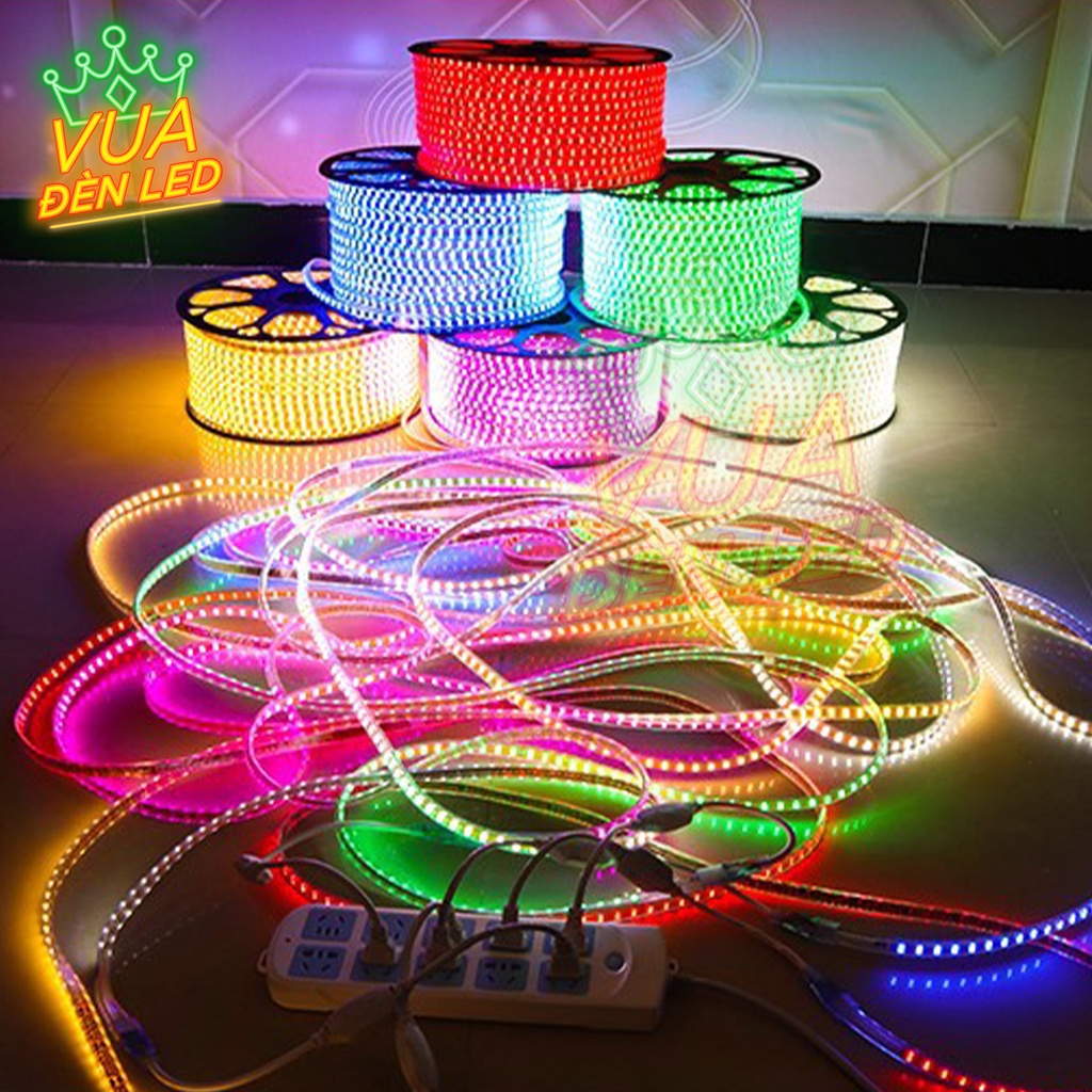 Đèn LED dây 2835 siêu sáng chống nước hắt trần, quấn cây. trang trí (VUI LÒNG MUA THÊM NGUỒN)
