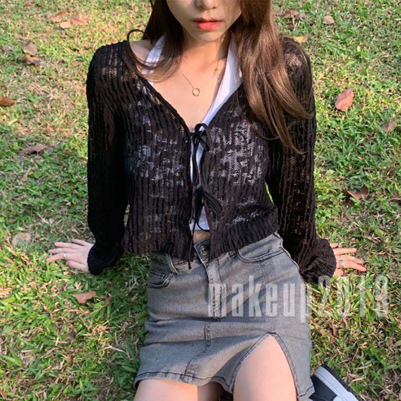 Áo Cardigan Tay Dài Cổ Chữ V Thêu Họa Tiết Thời Trang Cho Nữ | BigBuy360 - bigbuy360.vn