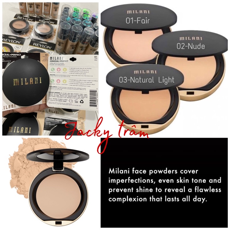 Phấn nền Milani Conceal And Perfect Powder