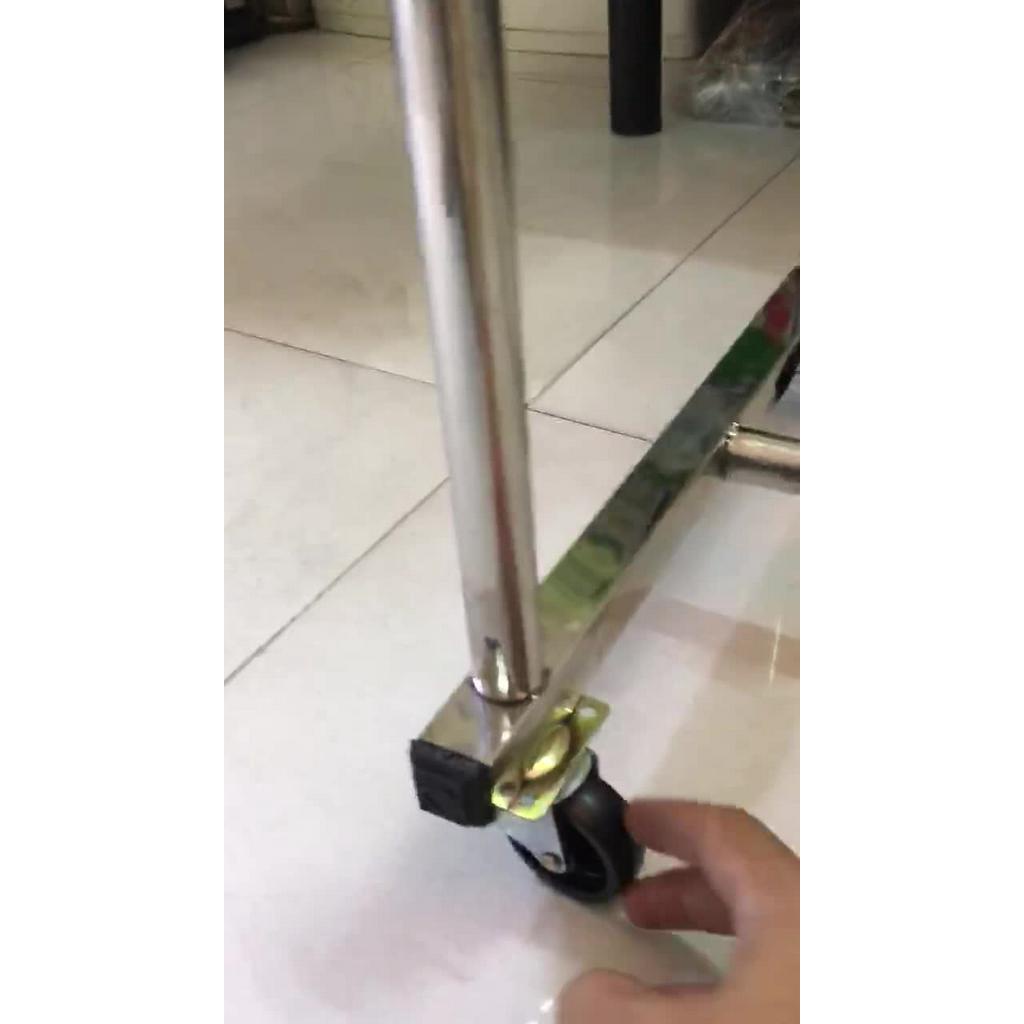 Giàn Sào Phơi Đồ Inox Đôi Chân Vuông Siêu Bền | BigBuy360 - bigbuy360.vn