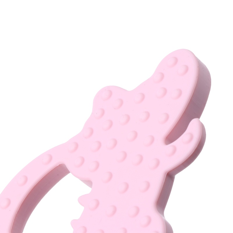 Haha Vòng Cổ Đồ Chơi Gặm Nướu Hình Cá Sấu Bằng Silicone Dành Cho Trẻ Sơ Sinh