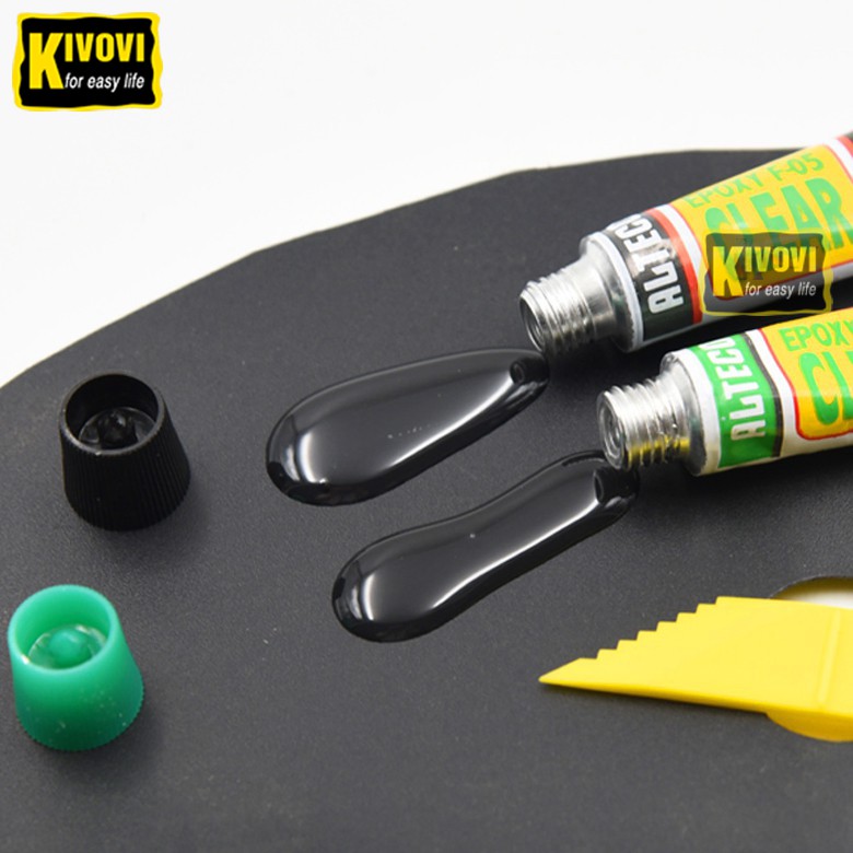 Keo Dán AB Trong Suốt 2 Thành Phần Nhật Bản EPOXY ALTECO 6G - Keo Epoxy Trong Suốt Dán Kim Loại,Nhựa,Thủy Tinh,..-Kivovi