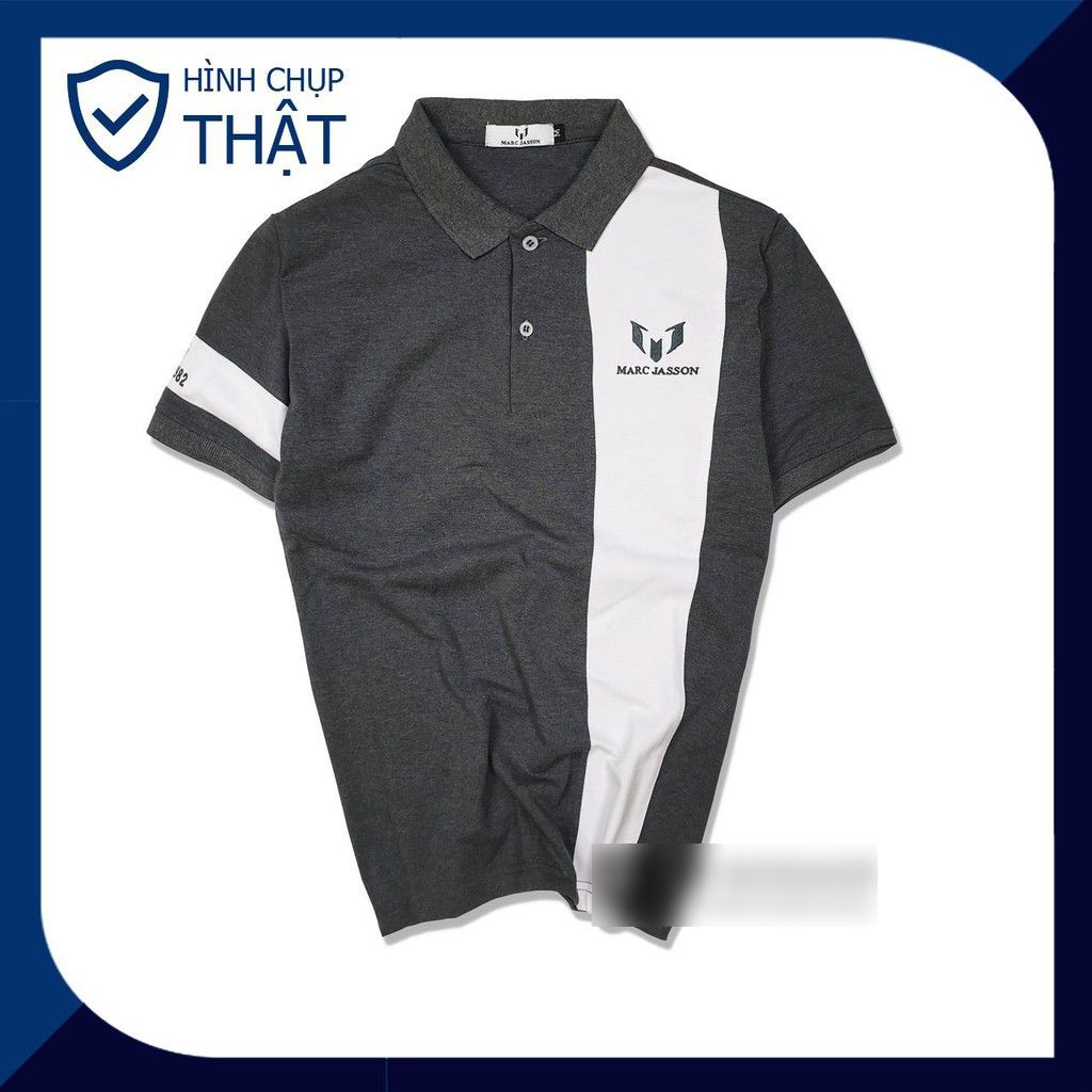 Áo polo nam MARC1982 4M vải cotton cá sấu - Phối màu trẻ trung, năng động THE BASIC STORE | BigBuy360 - bigbuy360.vn