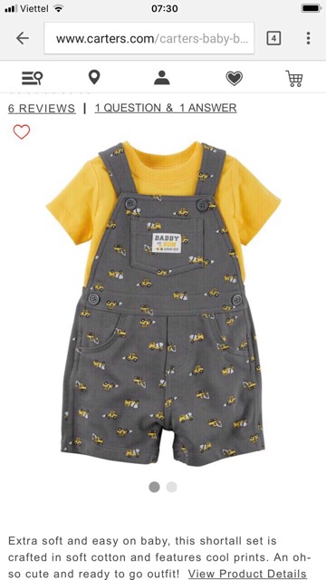 Yếm Carter’s bé trai